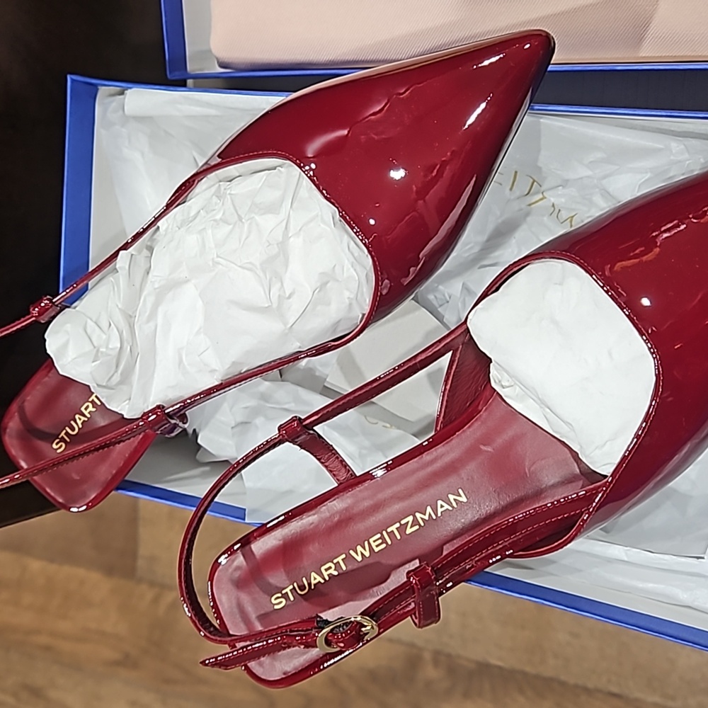 Stuart weitzman sling back pumps